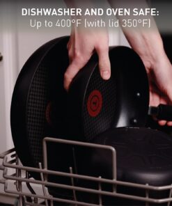 T-fal Ultimate Hard Anodized Nonstick Cookware Set 17 Piece Oven Safe 400F, Lid Safe 350F Pots and Pans, Dishwasher Safe Black 17-Piece 32 8113JfkYDAL