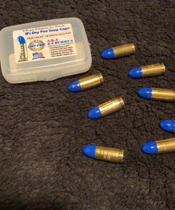 B's Dry Fire Snap Caps - A.K.A. B's Dummy's - Dummy 9mm Luger Training Caps Blue Brass (10 Pack) 24 8113se0ZIL