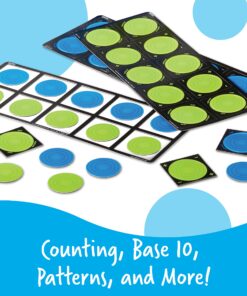 Learning Resources Giant Magnetic Ten Frame Set, Set of 4, Ages 5+, Classroom Math Set, Magnetic Whiteboard Set, Classroom Demonstration 11 8116jzGlwhL