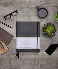Panda Planner Pro - Best Daily Planner for Happiness & Productivity - 8.5 x 11" Softcover - Undated Day Planner - Guaranteed to Get You Organized - Gratitude & Goals 6 Month Journal (Black) Black 33 8117F2q0wpL