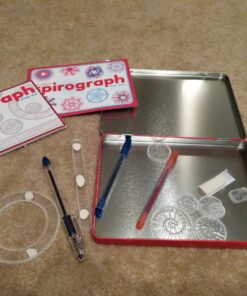 Spirograph Design Set Tin - Spiral Art Kit with Classic Gear Design Kit in a Collectors Tin for Kids Ages 8 and Up 1 Pack (Tin Set) 29 8117HOxtPfL
