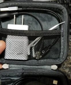 Hermitshell Hard EVA Travel Case Fits Anker PowerCore 13000 Portable Charger - Compact 13000mAh 2-Port Ultra Portable Phone Charger Power Bank (Black) Black 42 8118UT0P IL