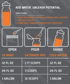 Gatorade Endurance Formula Powder, Orange, 32 Ounce (Pack of 1) 32 Ounce (Pack of 1) 19 8118ke28eBL