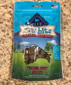 Blue Buffalo BLUE Bits Natural Soft-Moist Training Dog Treats, Beef Recipe 4-oz Bag 4 Ounce (Pack of 1) 32 8119mO47soL