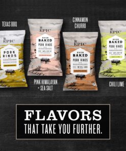 Epic Provisions Sea Salt & Pepper Pork Rinds Keto Friendly, Paleo Friendly, 2.5 oz 2.5 Ounce (Pack of 1) 15 811AIxiuN1L 1