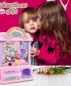 Amy&Benton Claw Machine for Kids Grabber Arcade Crane Vending Toy with Prizes for Girls Unicorn 32 811AgkNk5VL
