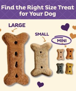 Old Mother Hubbard by Wellness Classic P-Nuttier Natural Dog Treats, Crunchy Oven-Baked Biscuits, Ideal for Training, Mini Size, 20 ounce bag Mini Biscuits Peanut Butter 1.25 Pound (Pack of 1) 29 811BZBdv 4L