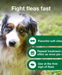 Advantus (Imidacloprid) Chewable Flea Treatment for Large Dogs, 7 Count, 23-110 Pound 24 811BalGGCQL 1
