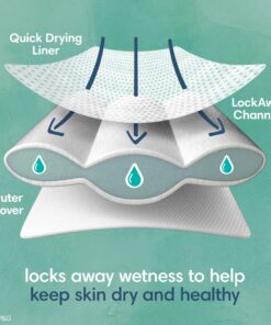 Pampers Pure Protection Diapers - Size 5, 132 Count, Hypoallergenic Premium Disposable Baby Diapers 18 811BswcqqUL