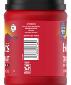 Alternative view of Folgers Classic Roast Medium Roast Ground Coffee, 11.3 Ounces