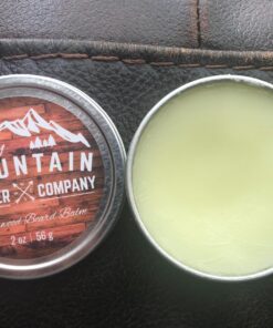 Beard Balm - Rocky Mountain Barber - 100% Natural - Premium Wax Blend with Cedarwood Scent, Nutrient Rich Bees Wax, Jojoba, Tea Tree, Coconut Oil 31 811D46MpTNL