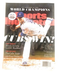 Sports Illustrated Chicago Cubs 2016 World Series Champions Commemorative Issue - Team Celebration Cover: Cubs Win! Magazine 6 811DHeAsIYL