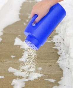 Stalwart 82-YJ487 Spreader, Salt and Seed Spreader, Also for Fertilizer, Deicing/Ice Melt By Stalwart (Multipurpose Tool for Lawn Garden and Yard) (Blue), 5.5" (L) x 3.5"(W) x 10.5" (H) Blue 7 811EhDL5llL