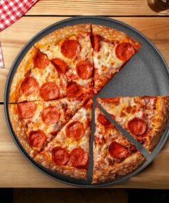 G&S Metal Products Company Nonstick ProBake Non-Stick Pizza Baking Pan, 16 inches, Charcoal 19 811FAU6w HL