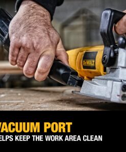 DEWALT Biscuit Joiner, 6.5 Amp, 10,000 RPM, Retractable 45 Degree Notch, For Depth Spots (DW682K),Yellow Plate joiner 23 811FJRUCq0L