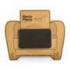 MastaPlasta Premium Leather Repair Patch - Dark Brown 4" x 2.4" (10 x 6 cm). Instant Upholstery-Quality Scratch and Tear Repair for Sofas, Car Interiors, Bags, Vinyl & More 4in x 2.4in B Dark Brown Leather 2 811FWinLbNL