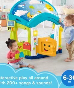 Fisher-Price Laugh & Learn Baby & Toddler Playset Smart Learning Home Interactive Playhouse with Smart Stages Content for Ages 6+ Months (Amazon Exclusive) 20 811FtZMvD8L