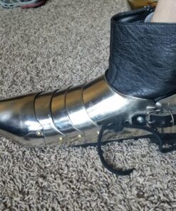 Alternative view of Steel Gothic Armor Shoes - One Pair- Wearable Replica Armor Costume Rustic Vintage Home Decor Gifts