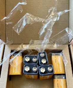 Amazon Basics (Pack of 8) 9 Volt Alkaline Performance All-Purpose Batteries, 5-Year Shelf Life, Packaging May Vary 1 Count (Pack of 8) 25 811Iax3vjUL