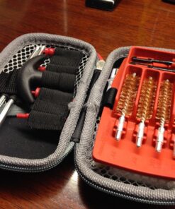 Real Avid Handgun Cleaning Kit: All in One 13 Piece Pistol Cleaning Kit With Cleaning Rod, Bore Brushes, Gun Cleaning Jags & Gun Cleaning Patches For .22 .357 9MM .38 .40 .44 & .45 Caliber Handguns 41 811L8tBBtWL