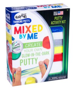 Crazy Aaron's Thinking Putty for Kids - DIY Special Effects Putty Kit (6 Putties Included)- Glow-In-The-Dark, Sparkle, Heat-Sensitive - Includes Colored Pencils and Instructional Mat - Never Dries Out 15 811LEmfJFeL
