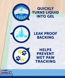 Hartz Home Protection Unscented Odor Eliminating Gel Dog Pads - 50 Count 12 811LRMttt2L