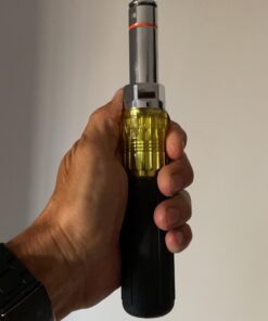 Klein Tools 32807MAG 7-in-1 Nut Driver, Magnetic Driver has SAE Hex Nut Sizes 1/4 to 9/16-Inch, Cushion Grip Handle for Added Torque 54 811LnOdTlLL