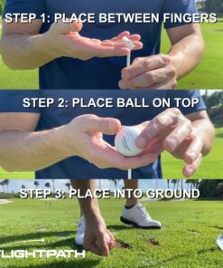 FLIGHTPATH Premium Golf Tees - Durable Plastic Golf Tees Designed to Enhance Golf Shot Distance & Precision - Robotically Tested to Reduce Ball Spin - USGA Approved Golf Equipment (Pack of 8) 2.75" 18 811MLQT9EZL 1