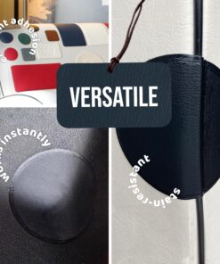 MastaPlasta Instant Self-Adhesive Premium Leather Repair Patch. Color: Tan Leather 2-INCH Diameter Circle (5cm). Upholstery Quality Adhesive Patch for Sofas, Car Interiors, Bags & More 2-INCH CIRCLE D Tan Leather 16 811Md5hnWUL 2