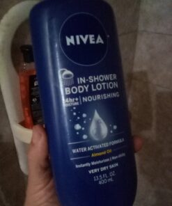 NIVEA Nourishing In Shower Lotion, Body Lotion for Dry Skin, 13.5 Fl Oz Bottle 28 811N3WyGzdL