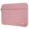 Lacdo Laptop Sleeve Case for 14 inch New MacBook Pro M3 Pro Max / M3 / M2 / M1 Pro Max A2992 A2918 A2779 A2442 2023-2021 | 13” MacBook Pro Air 2010-2017 | 13.5” Surface Laptop 5 4 3 Computer Bag, Pink New MacBook Pro 14 Inch