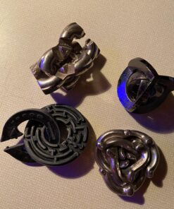 BePuzzled | Equa Hanayama Metal Brainteaser Puzzle Mensa Rated Level 5, for Ages 12 and Up 16 811OuccnjgL