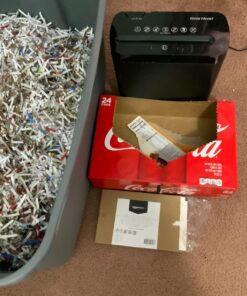 Amazon Basics Micro Cut Paper Shredder Sharpening & Lubricant Sheets, Pack of 12, White 27 811Q0wkn9qL 3