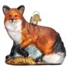 Old World Christmas Ornaments: Wildlife Animals Glass Blown Ornaments for Christmas Tree, Red Fox 44 811QYgcLmSL