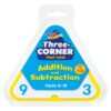 Trend Enterprises: Three-Corner Addition and Subtraction Flash Cards, Interactive Self-Checking Cards, Exciting Way for Everyone to Learn, 48 Two-Sided Cards Included, Ages 6 and Up 18 811RJDk0E5L