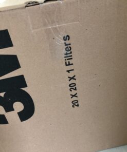 Filtrete 20x20x1 Air Filter, MPR 300, MERV 5, Clean Living Basic Dust 3-Month Pleated 1-Inch Air Filters, 6 Filters 39 811RPcednCL