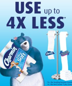 Charmin Ultra Soft Toilet Paper, Bath Tissue, Mega Roll, 24 Count, 4 Count (Pack of 6) 4 Count (Pack of 6) 24 811RvwmuSbL