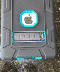 Rantice iPad 6th Generation Cases, iPad 5th Generation Case, iPad Air 2 Case, iPad 9.7 Case, Shockproof Rugged Drop Protection Cover Built with Kickstand for iPad 9.7'' A1893/A1954/A1822/A1823 Black+Dark blue 31 811SfDKlabL