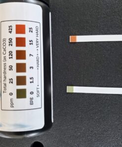 Health Metric Pro Water Hardness Test Kit | Quick & Easy Hard Water Test Strips for Water Softener Dishwasher Well Spa and Pool Water | 50 Tester Strips at 0-425 ppm | Calcium & Magnesium Hardness 1-pack 25 811SlEeVhJL