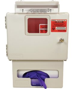 Covidien Ssgb10056h Sharps Container System Locking Glovebox Wall Mount 5 Qt. 1 Pack