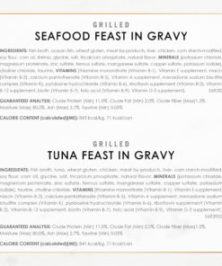 Purina Fancy Feast Grilled Wet Cat Food Seafood Collection in Wet Cat Food Variety Pack - (24) 3 oz. Cans Seafood Variety Pack - 24 Ct. 3 Ounce (Pack of 24) 30 811U50AxxSL