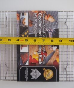 KITCHENATICS Small Quarter Sheet Cooling Rack for Cooking and Baking, Oven-Safe Stainless Steel Wire Rack, Baking Rack for Oven Cooking, Heavy Duty Cookie Cooling Rack fits Quarter Sheet Pan - 8.5x12 8.5" x 12" Quarter Sheet (SMALL) - 1 PC 46 811VCajW69L