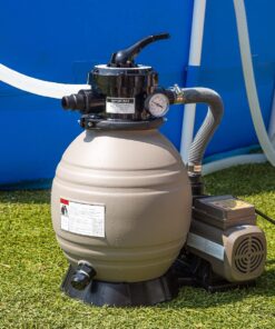XtremepowerUS 2640GPH 13" Sand Filter w/ 3/4HP Digital Programmer Timer Above Ground Swimming Pool Pump Set 18 811VWG7ILoL