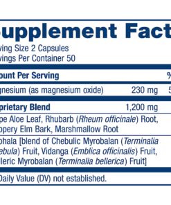 Renew Life Detox Cleanse More, Reduces Bloating and Restores Regularity, Overnight Constipation Relief, Soy, Dairy and gluten-free, 100 Capsules 100 Count (Pack of 1) 16 811Wje5kRL