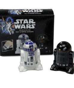 Star Wars Droid Salt and Pepper Shakers - Ceramic R2-D2 and R2Q5 - Add a little Star Wars to every Meal 11 811XZPfJLEL