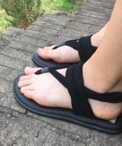 Sanuk Women's Yoga Sling 2 Metallic LX 7 Black 29 811XhhkQ9SL