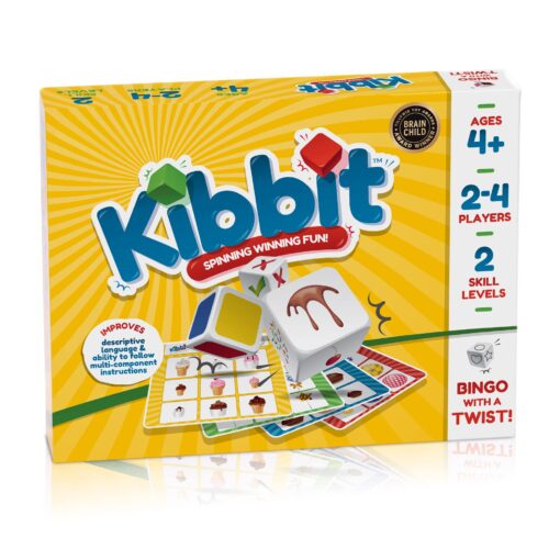 Kibbit - Bingo Style Game Targeting Descriptive Language, Sentence Structure, and Ability to Follow Multi-Component Directions, for 4 years