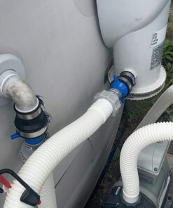 Intex 29061E Type B Pool Clamp on Fittings Converter Pool Accessory, Gray 26 811ZKDLJ uL