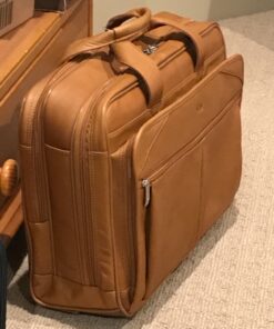Solo Walker Leather Rolling Laptop Bag, Tan 44 811b8wQcwFL