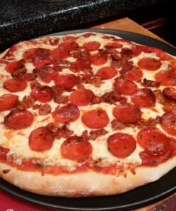 G&S Metal Products Company Nonstick ProBake Non-Stick Pizza Baking Pan, 16 inches, Charcoal 23 811bCJ1foTL